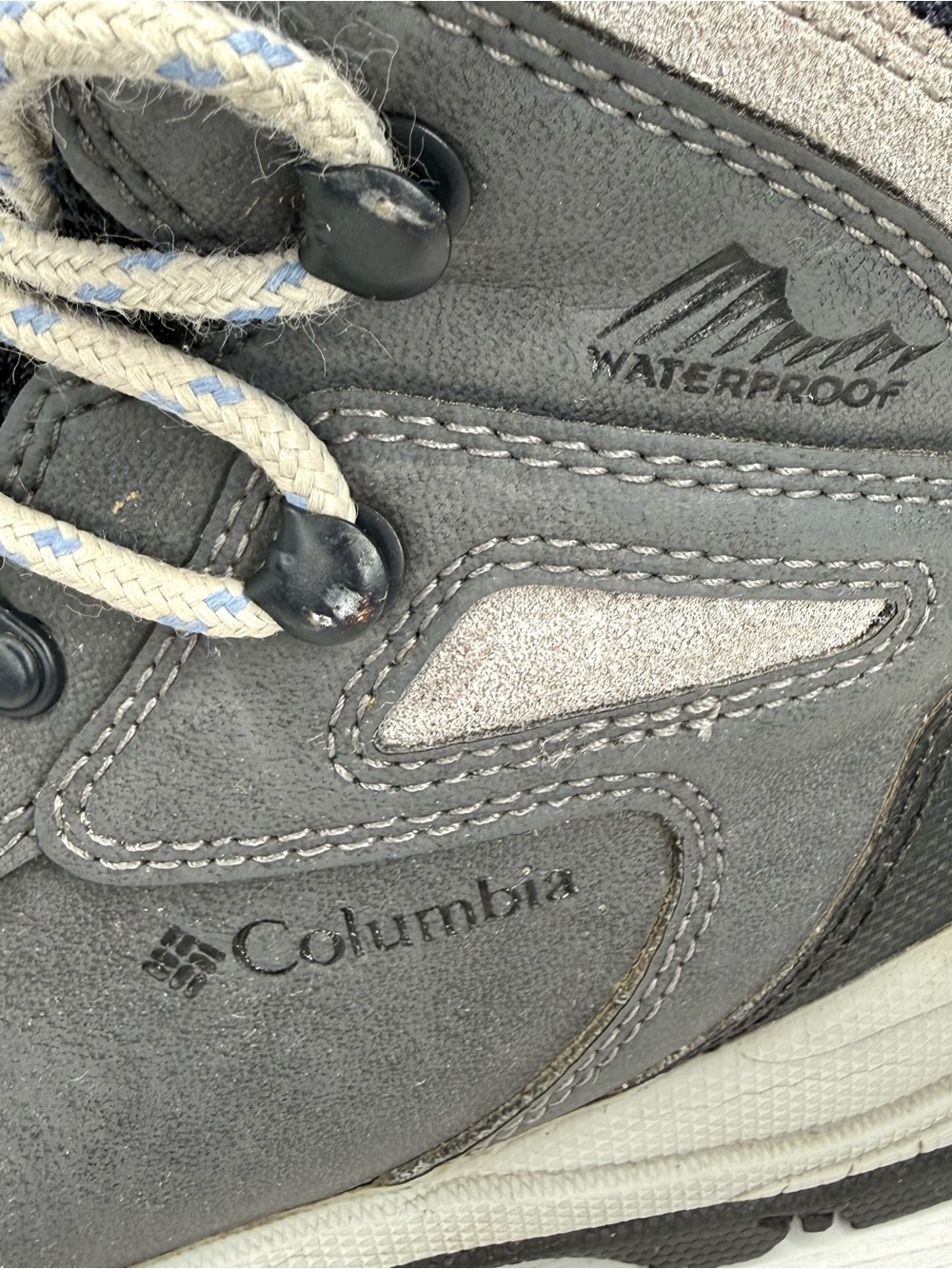 Columbia Newton Ridge Plus Women's Hiking Boots Size 9 Gray Waterproof - Picture 3 of 8